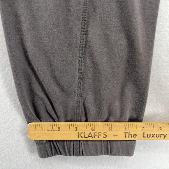 EILEEN FISHER Pants M Stretch Organic Cotton Jersey Jogger Pull On Gray USA - Picture 15 of 16